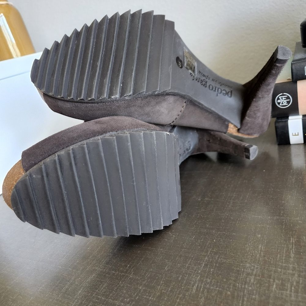 Pedro Garcia brown suede slingback heels - Picture 4 of 7